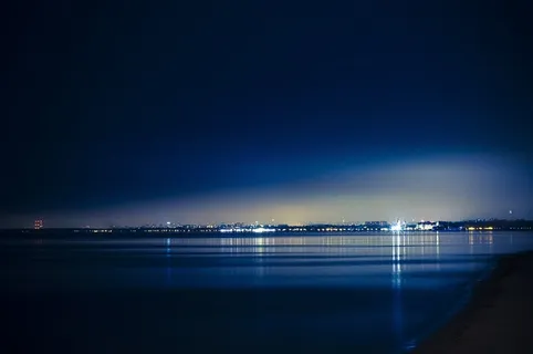 轿车,灯,模糊图片,天空,都市夜景,索波特夜海灯 轿车,灯,模糊图片,天空,都市夜景,索波特夜海灯