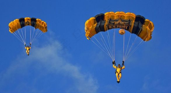 跳伞，跳伞，陆军，降落伞队，降落伞