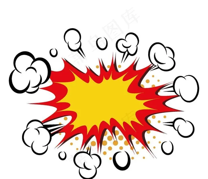 卡通对话框图片ai矢量模版下载