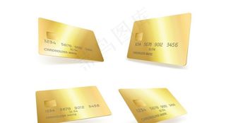 金色银行卡图片