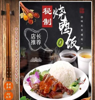 烧鸭饭图片