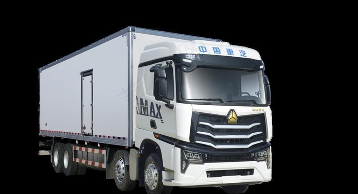 豪沃max厢式货车图片