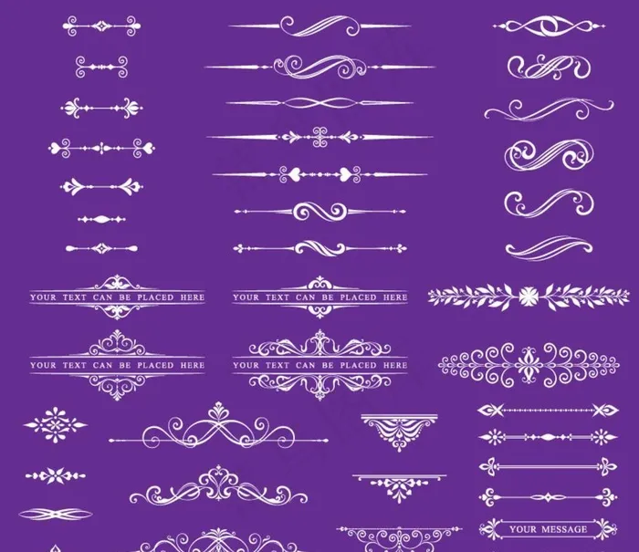 欧式花边图片ai矢量模版下载