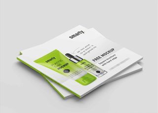 画册封面样机图片