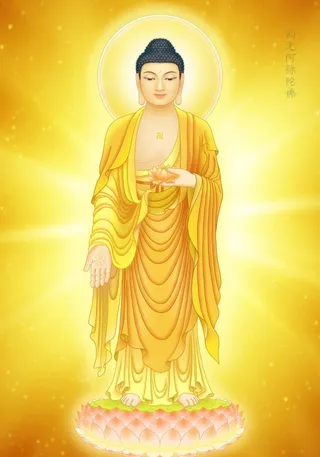 阿弥陀佛,接引像,佛陀,佛画,画佛,西