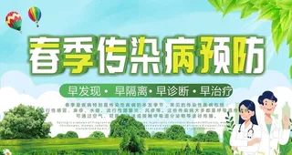 春季传染病预防图片