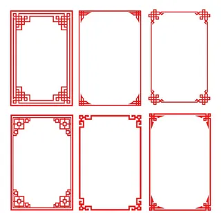 中式边框图片