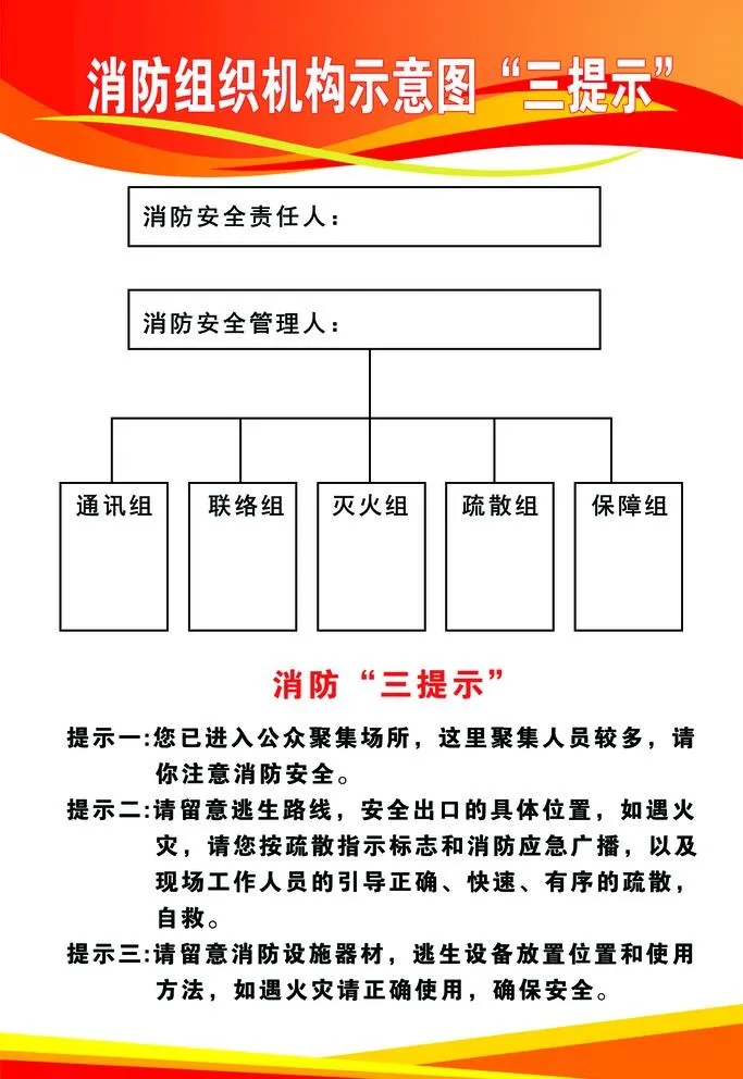 消防安全图片(1575x2362)psd模版下载