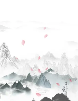 水墨画背景图片