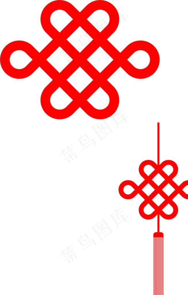 中国结图片ai矢量模版下载