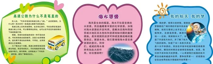 科普知识图片cdr矢量模版下载