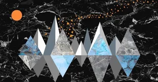 简约几何黑色大理石石纹图片