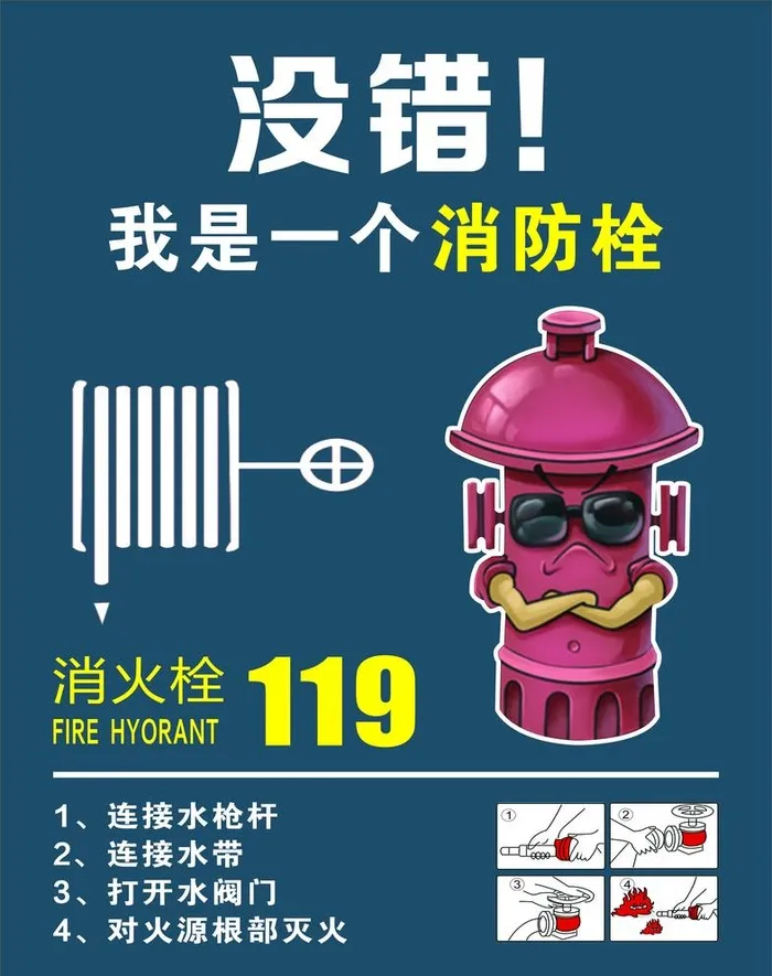 消火栓图片cdr矢量模版下载