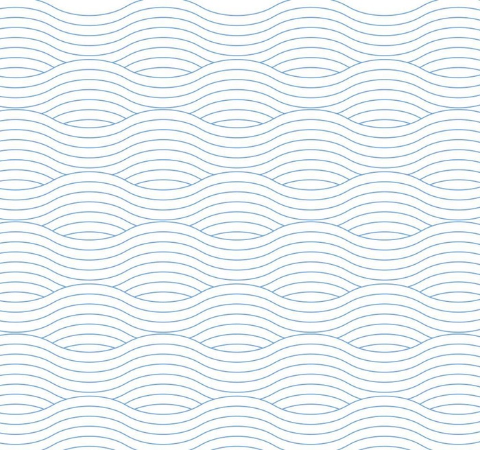 矢量海浪花纹简约现代线条背景纹图片