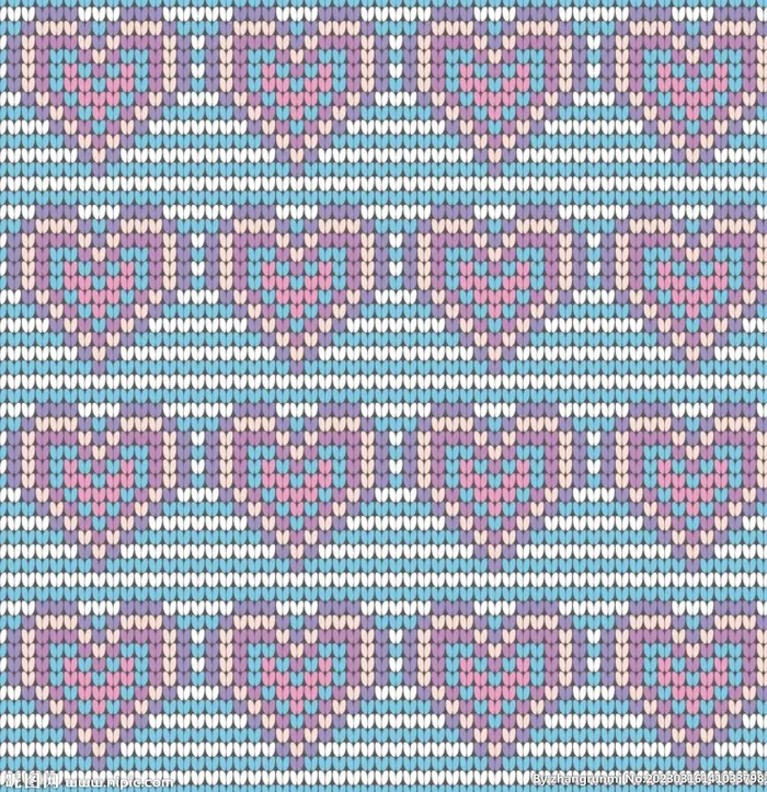 针织爱心图片ai矢量模版下载