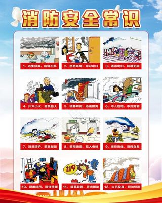 消防安全知识展板 消防安全常识图片