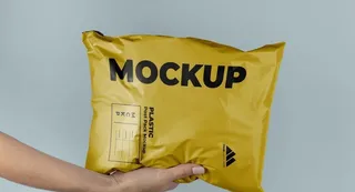 快递袋包裹样机图片