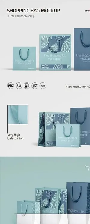 手提袋样机图片