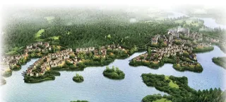 湖泊型旅游度假区图片