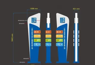 精神堡垒 导视牌图片