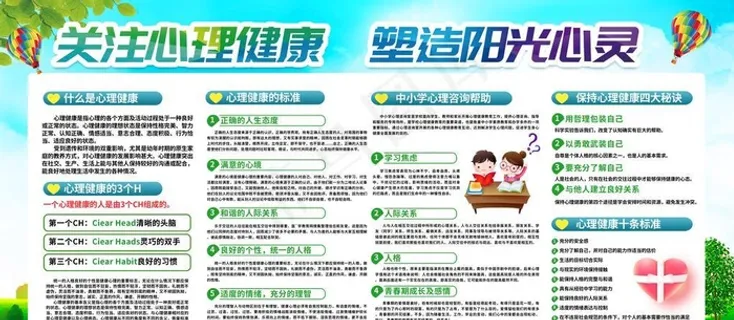 心理健康教育图片