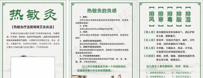 艾灸图片cdr矢量模版下载