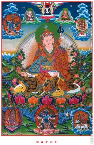 莲花生大士图片
