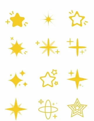 卡通星星装饰元素图片