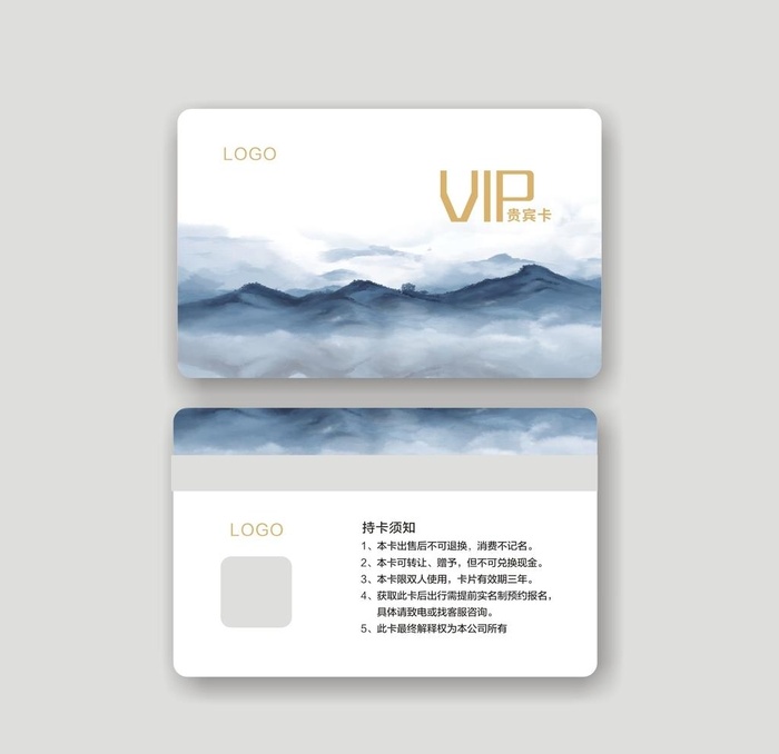 中式会员卡图片cdr矢量模版下载