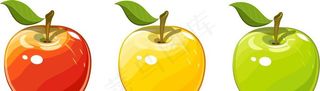 手绘矢量苹果图片