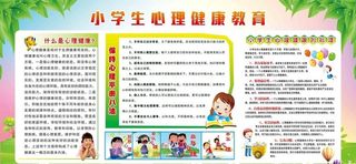 小学生心理健康宣传栏图片