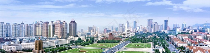 大连人民广场全景图片