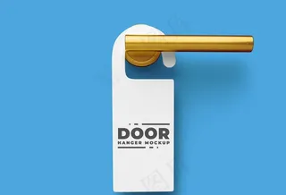 酒店门口吊牌样机.图片