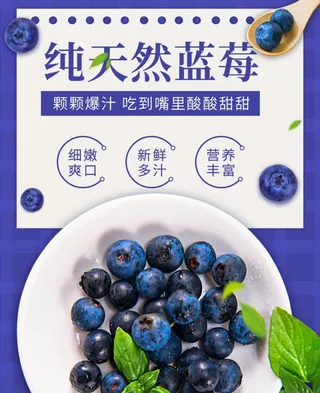 纯天然蓝莓图片