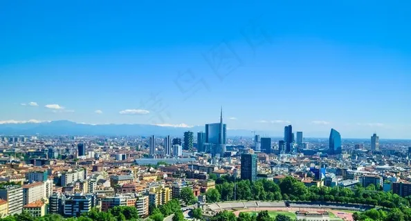 俯视城市全景图片 俯视城市全景图片