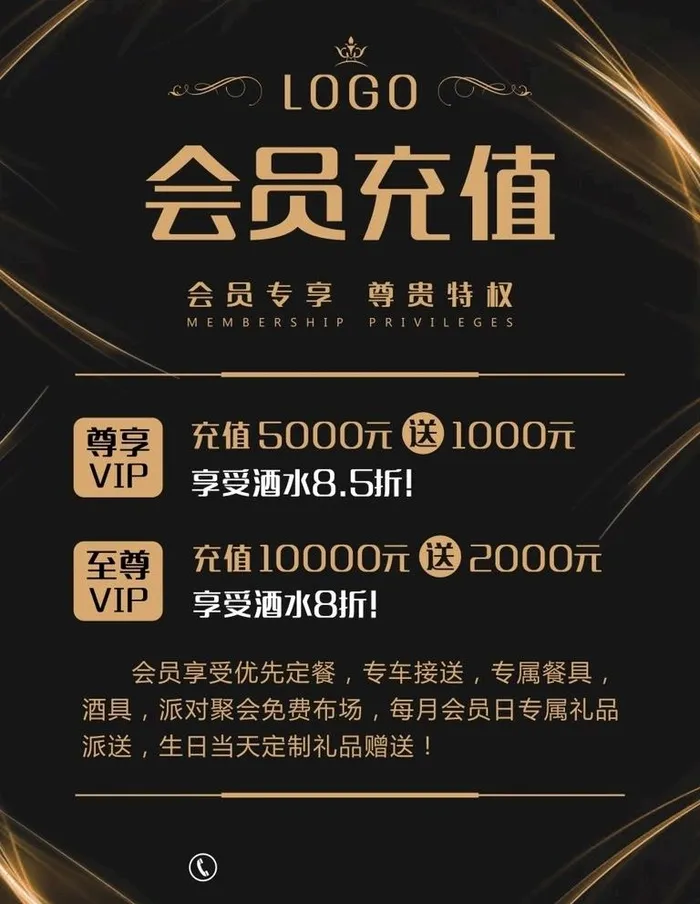会所充值图片cdr矢量模版下载