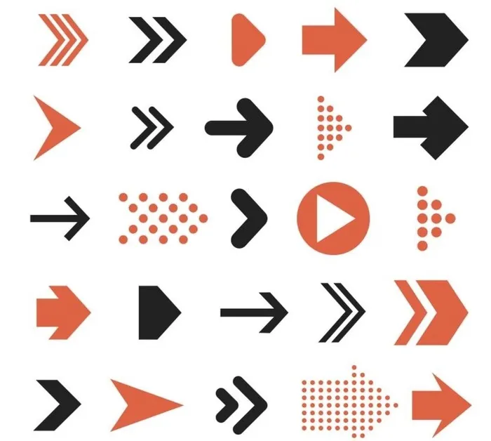 箭头图标图片cdr矢量模版下载