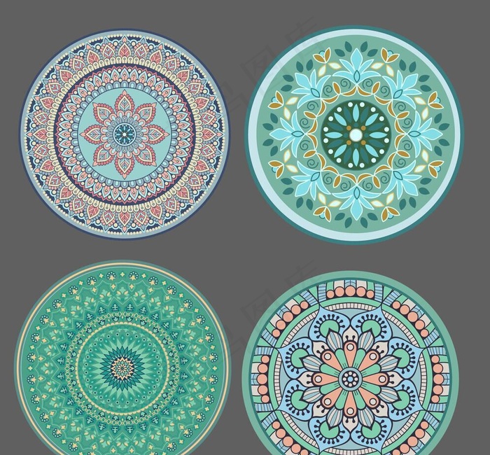 土耳其图案图片ai矢量模版下载