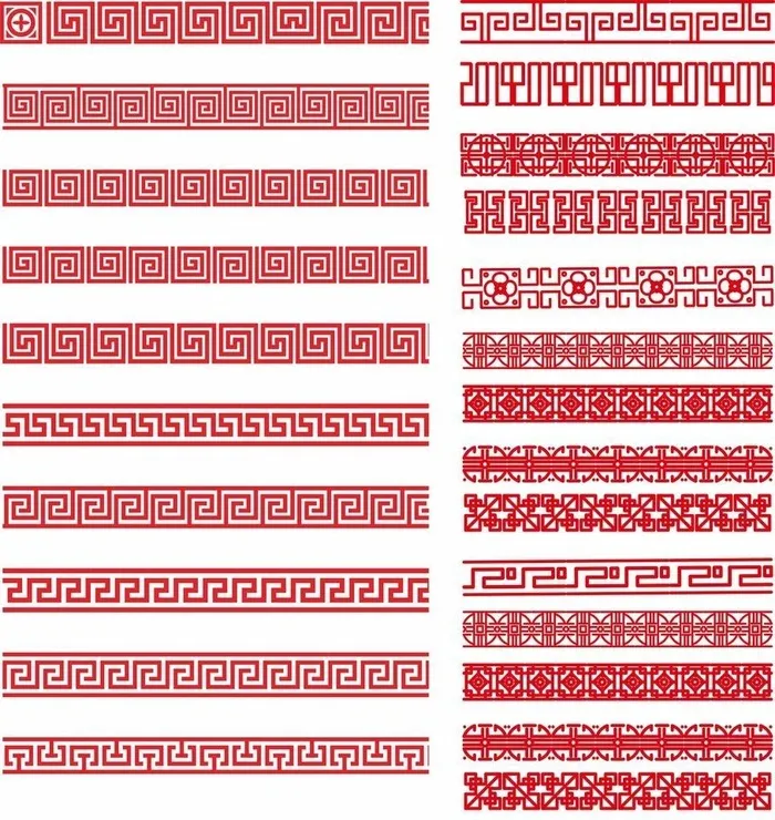 中式古典矢量边框图片cdr矢量模版下载