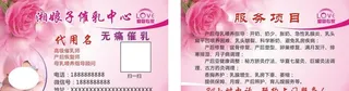 催乳名片图片