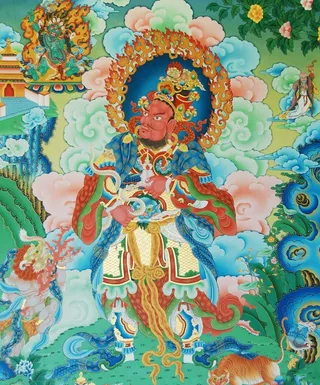 西方广目天王图片