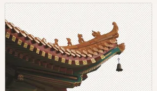 琉璃瓦屋檐PNG素材图片