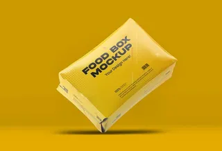 便携小型纸巾纸包包装样机 图片