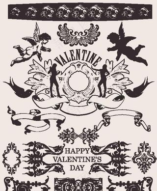 古典花纹花边边框图片