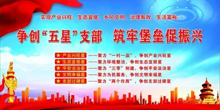 争创五星支部图片