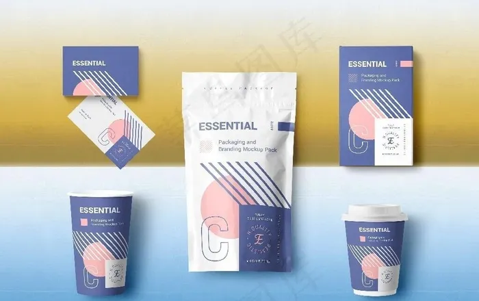 包装样机 图片(2900x2600)psd模版下载