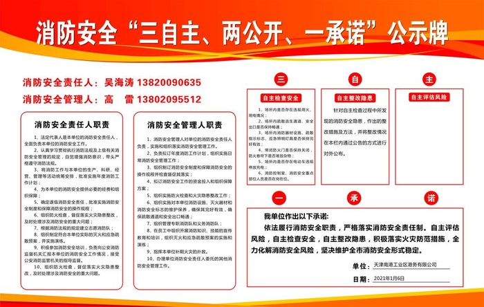 消防安全公示牌 图片cdr矢量模版下载