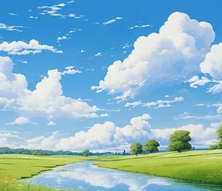 风景图矢量图图片