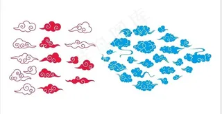 中式国潮矢量祥云图片