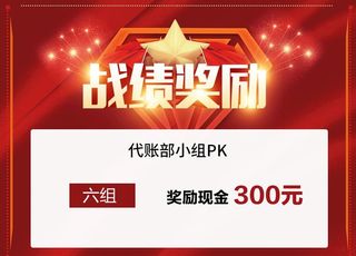 红色奖励海报图片